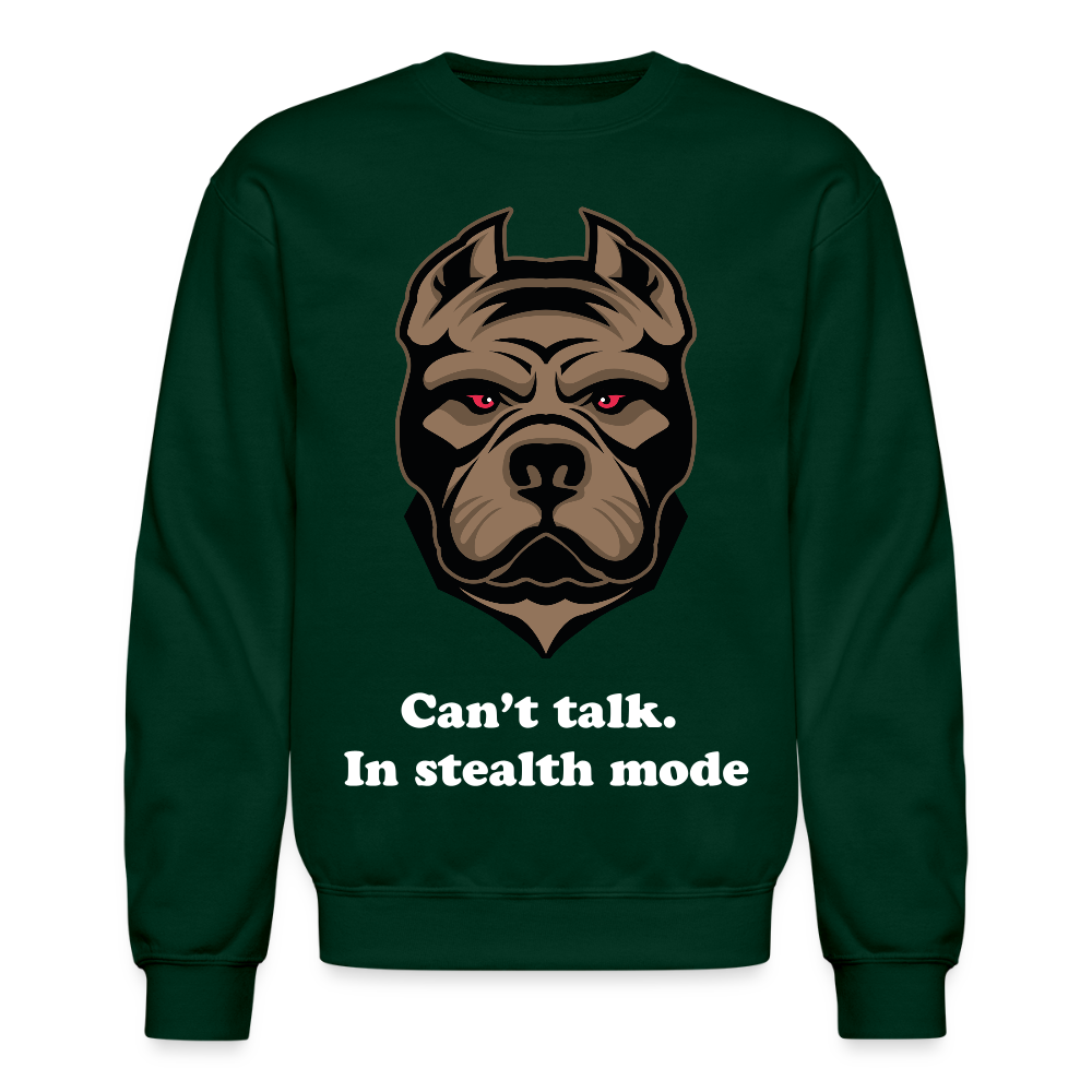 Can't Talk Unisex Crewneck Sweatshirt - forest green