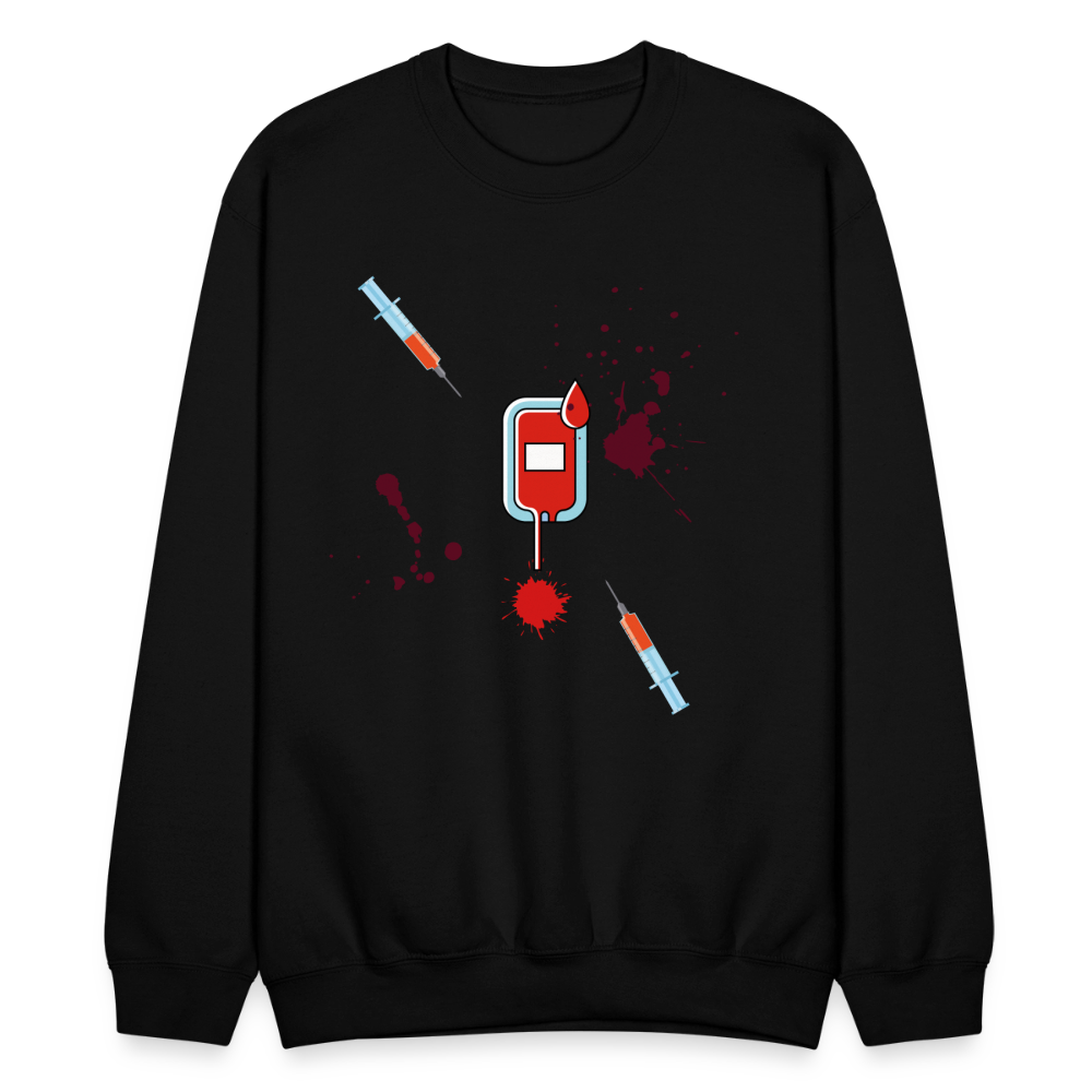 Vet Vampire Crewneck Sweatshirt - black