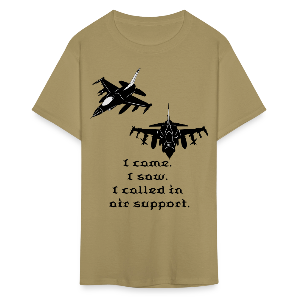 I Came I Saw Unisex Classic T-Shirt - khaki