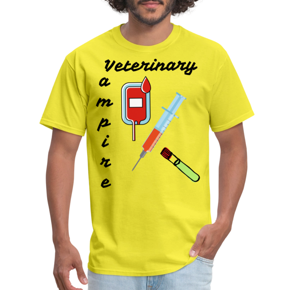 Veterinary Vampire Unisex Classic T-Shirt - yellow