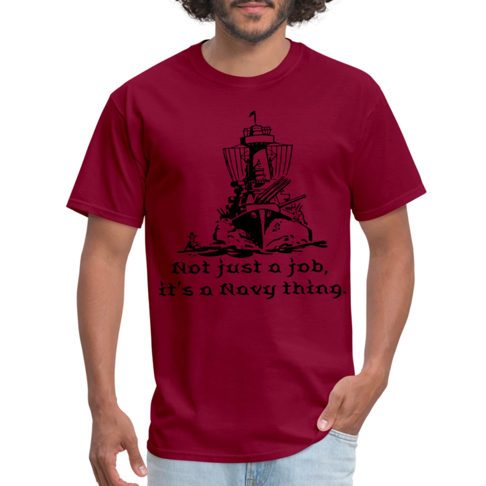 It's A Navy Thing Unisex Classic T-Shirt - burgundy