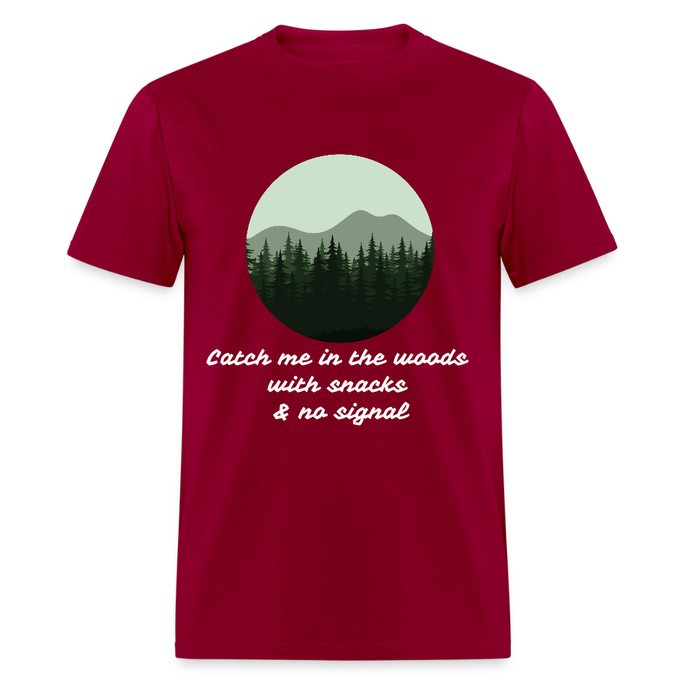 Hiking Unisex Classic T-Shirt - dark red