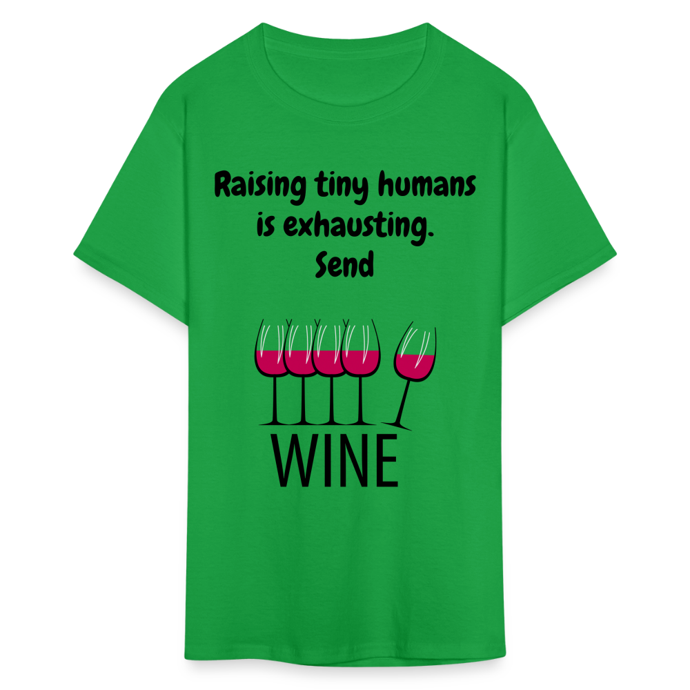 Send Wine Unisex Classic T-Shirt - bright green