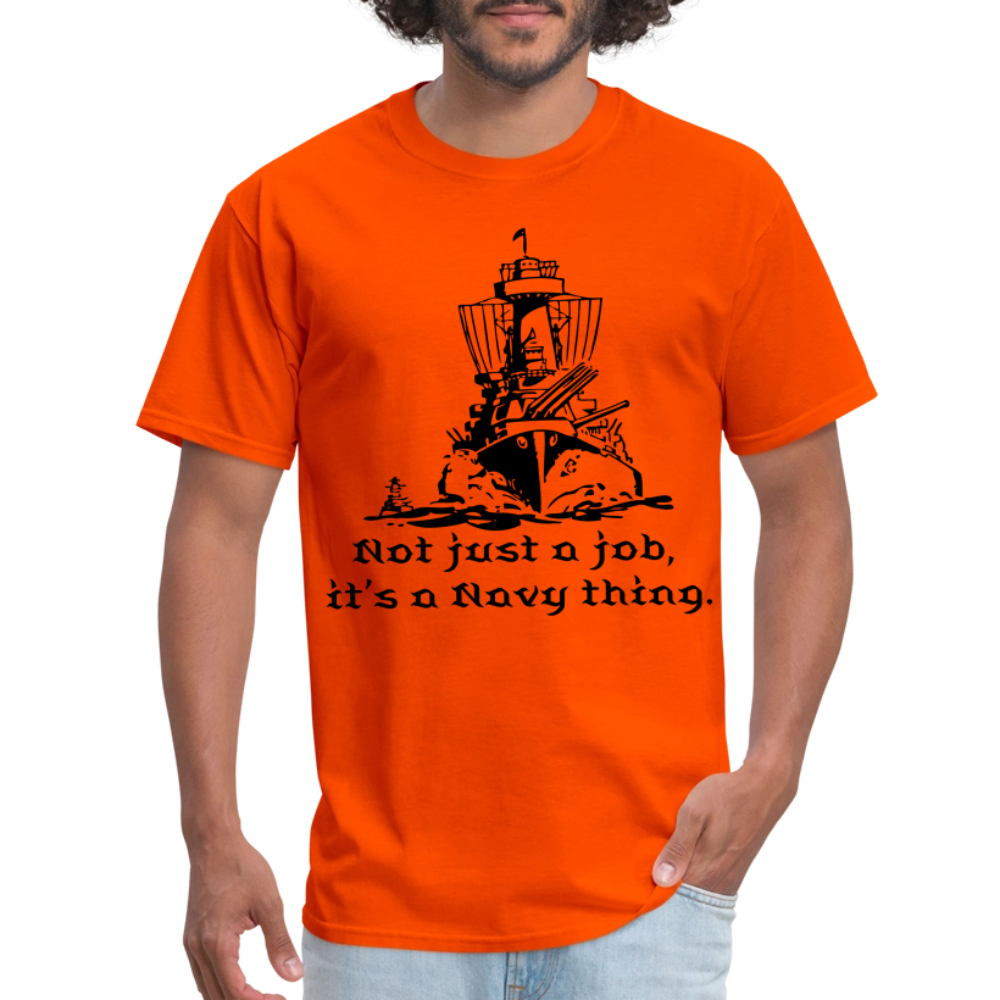 It's A Navy Thing Unisex Classic T-Shirt - orange