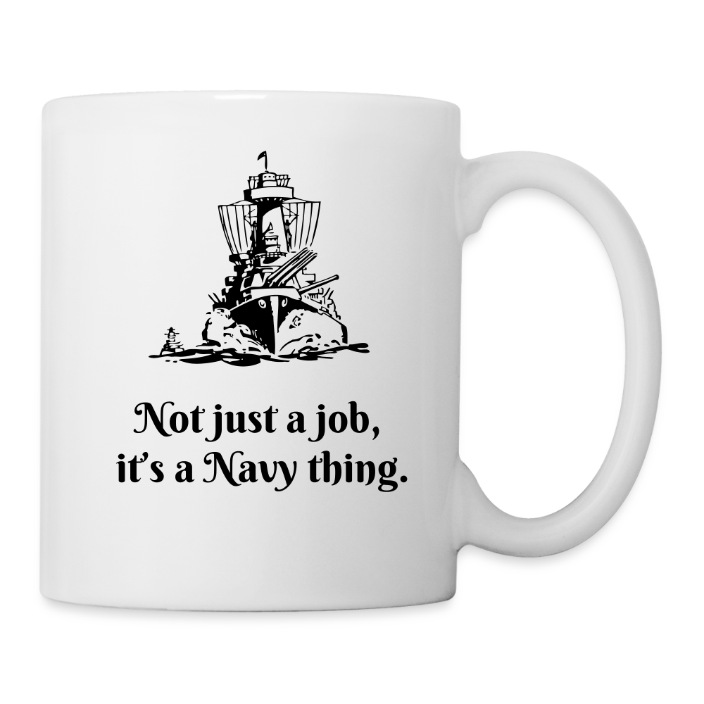 It's A Navy Thing Coffee/Tea Mug - white
