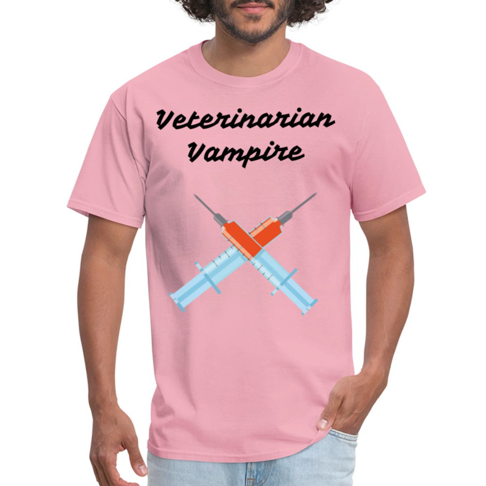 Veterinarian Vampire Unisex Classic T-Shirt - pink
