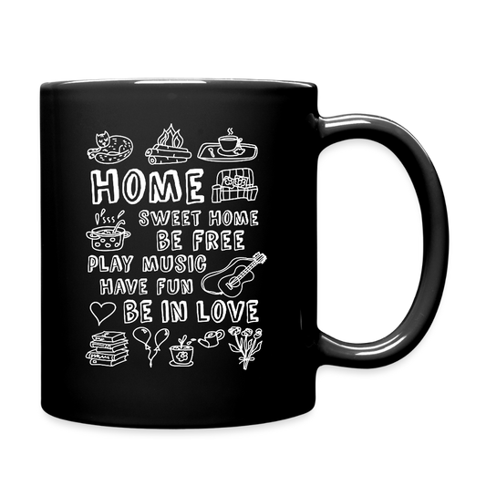 Home Sweet Home Full Color Mug - black