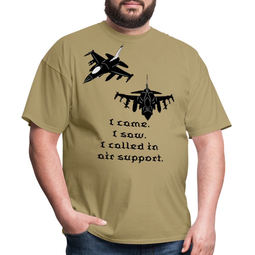 I Came I Saw Unisex Classic T-Shirt - khaki
