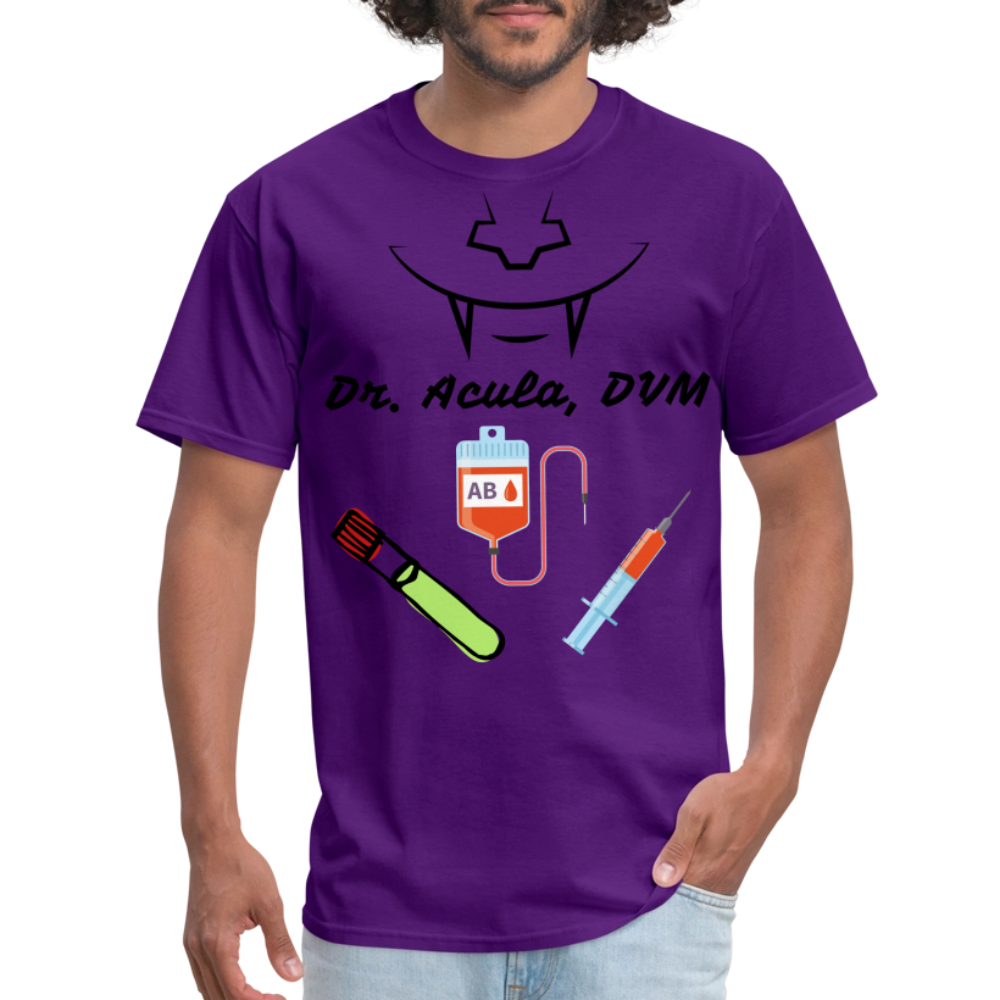 Dr. Acula Unisex Classic T-Shirt - purple