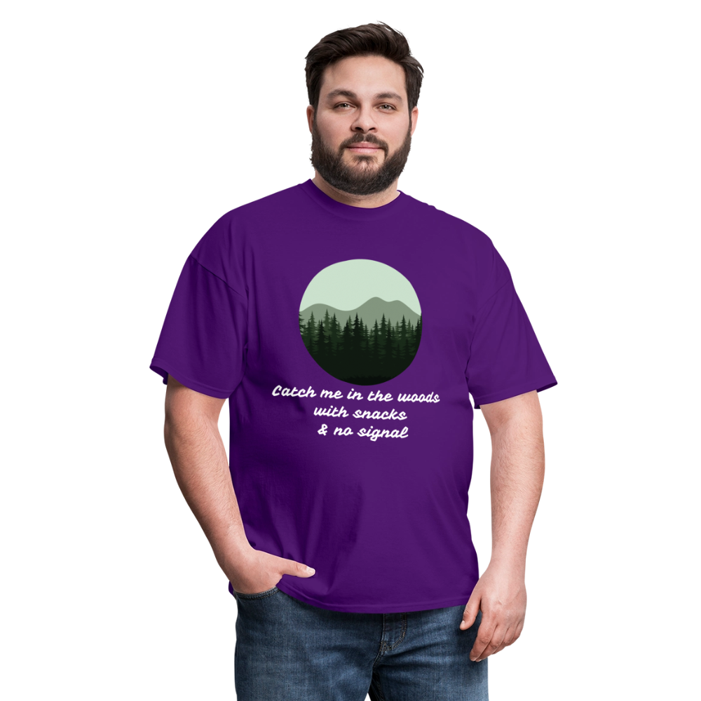 Hiking Unisex Classic T-Shirt - purple