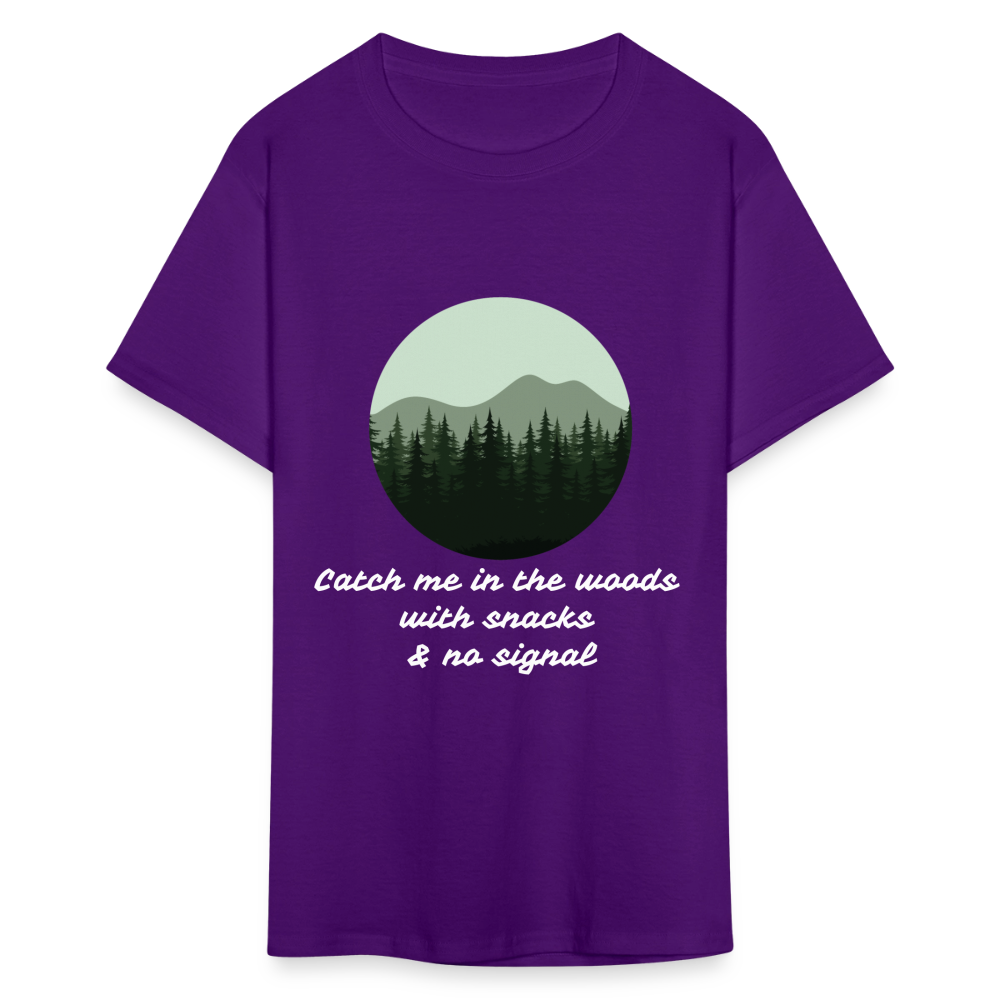Hiking Unisex Classic T-Shirt - purple