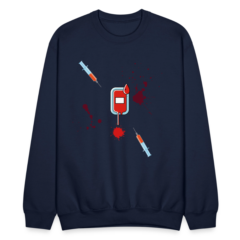 Vet Vampire Crewneck Sweatshirt - navy