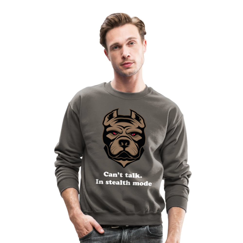 Can't Talk Unisex Crewneck Sweatshirt - asphalt gray