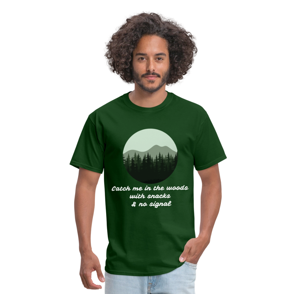 Hiking Unisex Classic T-Shirt - forest green