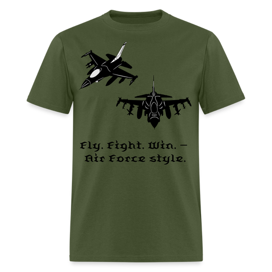 Fly Fight Win Unisex Classic T-Shirt - military green