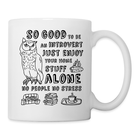 Introvert Coffee/Tea Mug - white