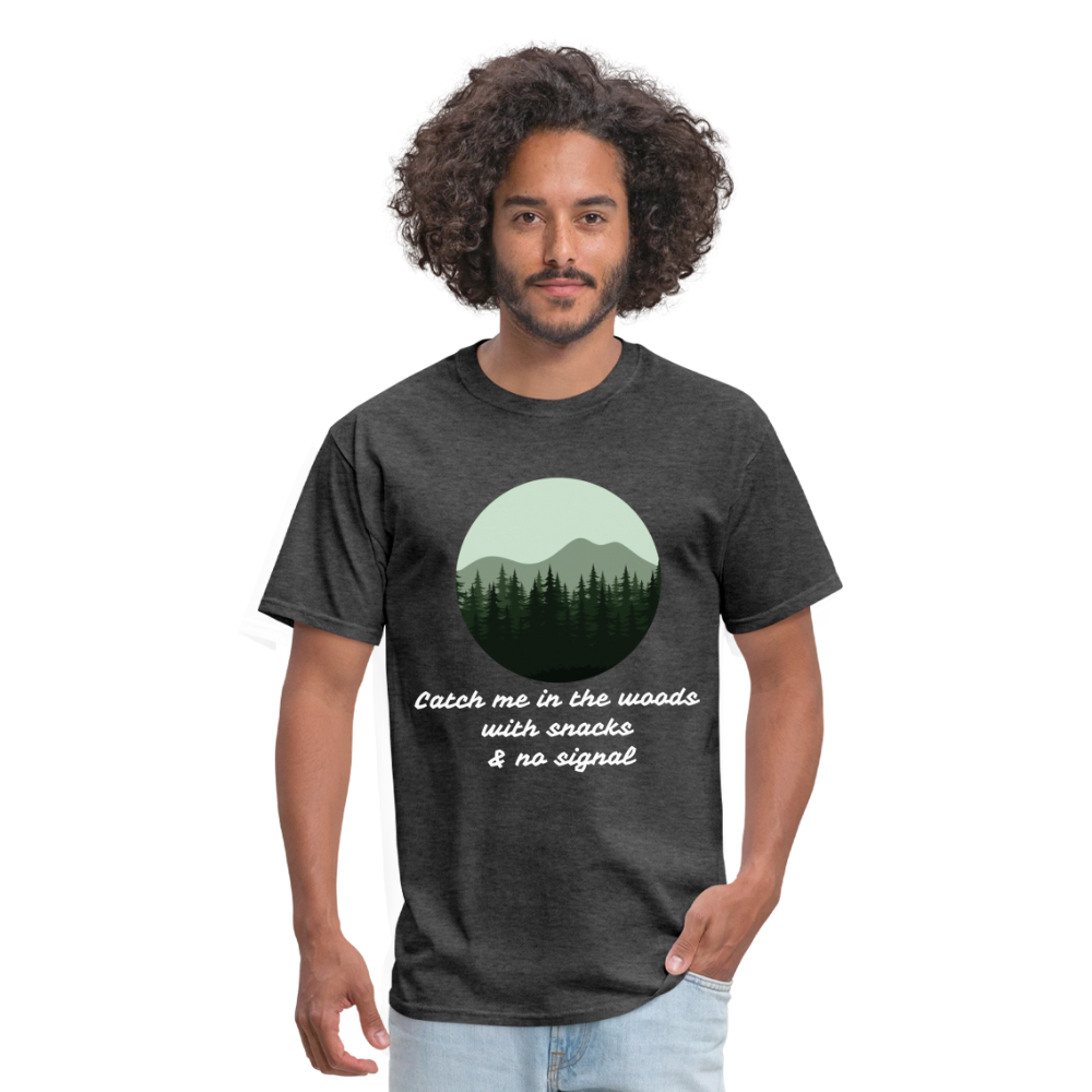 Hiking Unisex Classic T-Shirt - heather black