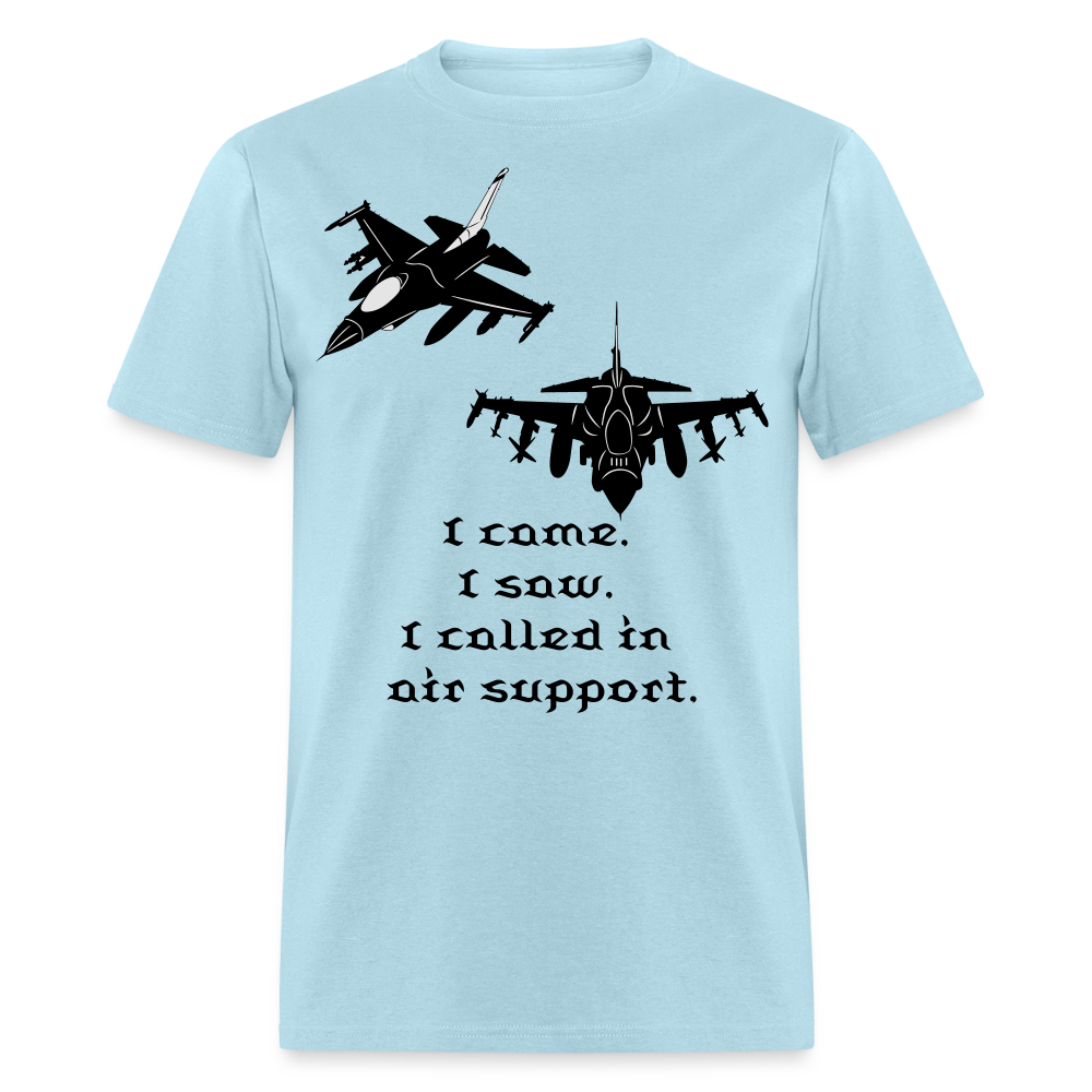 I Came I Saw Unisex Classic T-Shirt - powder blue