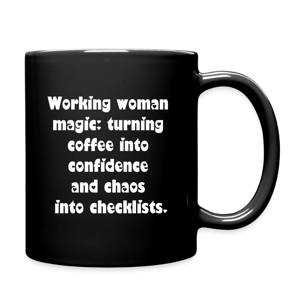 Working Woman Full Color Mug - black