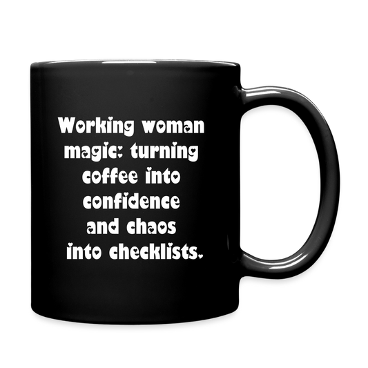 Working Woman Full Color Mug - black