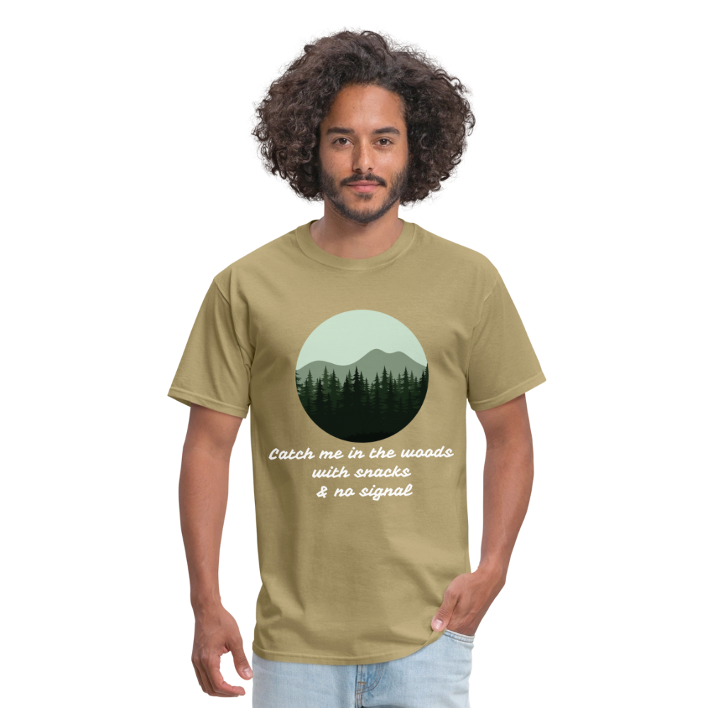 Hiking Unisex Classic T-Shirt - khaki