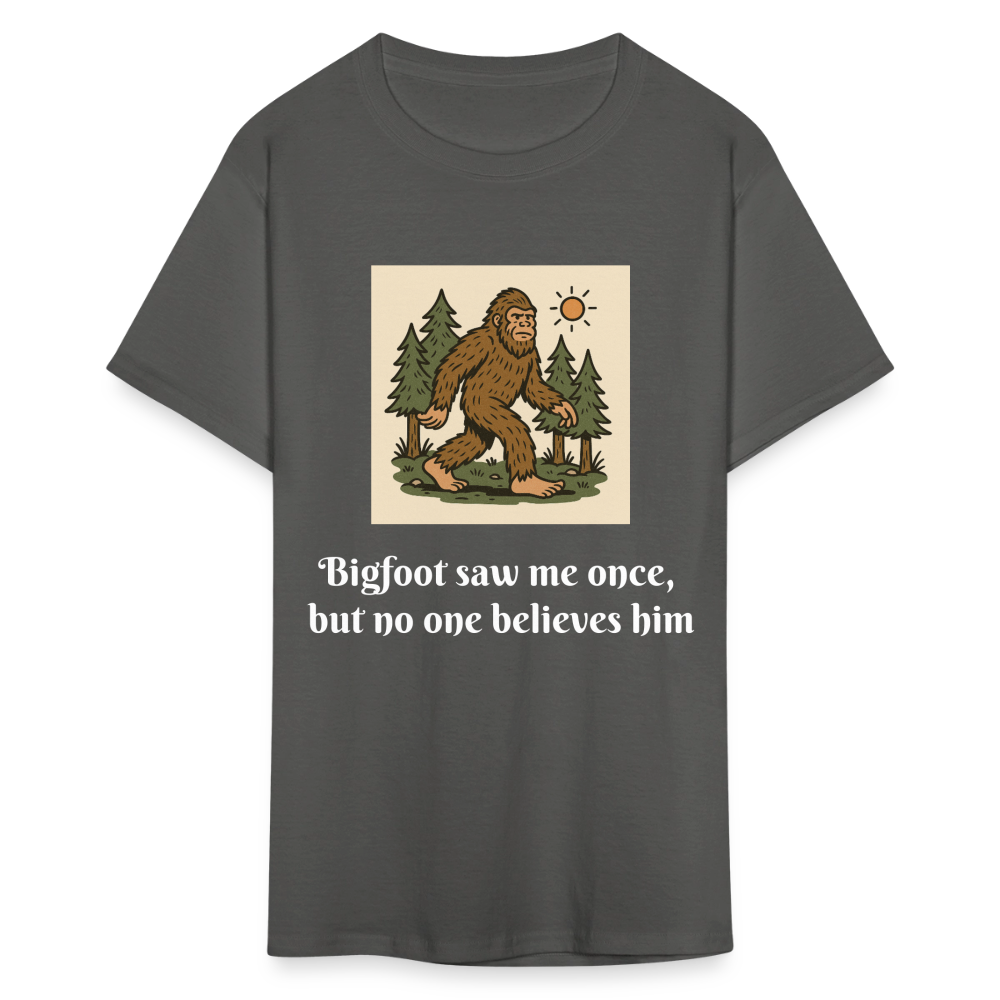Bigfoot Saw Me Unisex Classic T-Shirt - charcoal