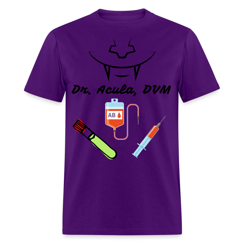 Dr. Acula Unisex Classic T-Shirt - purple