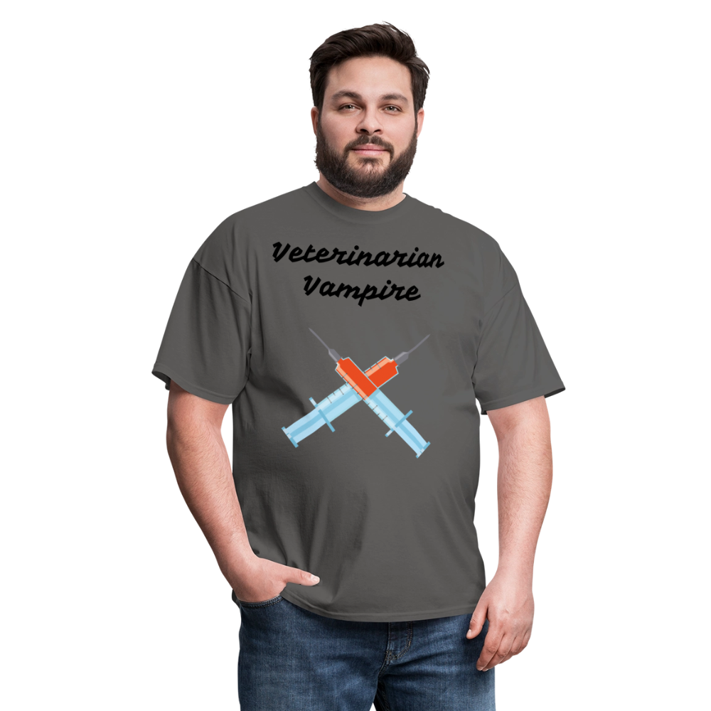 Veterinarian Vampire Unisex Classic T-Shirt - charcoal