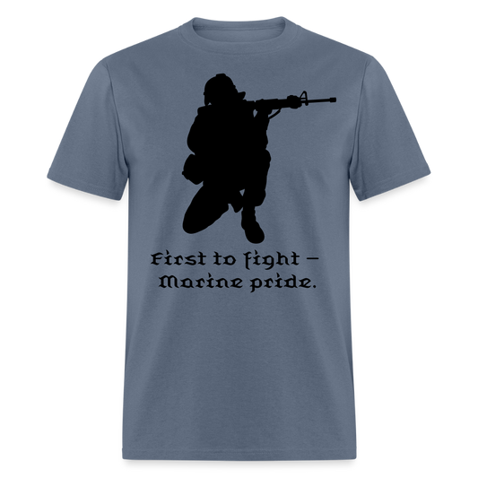 First To Fight Unisex Classic T-Shirt - denim