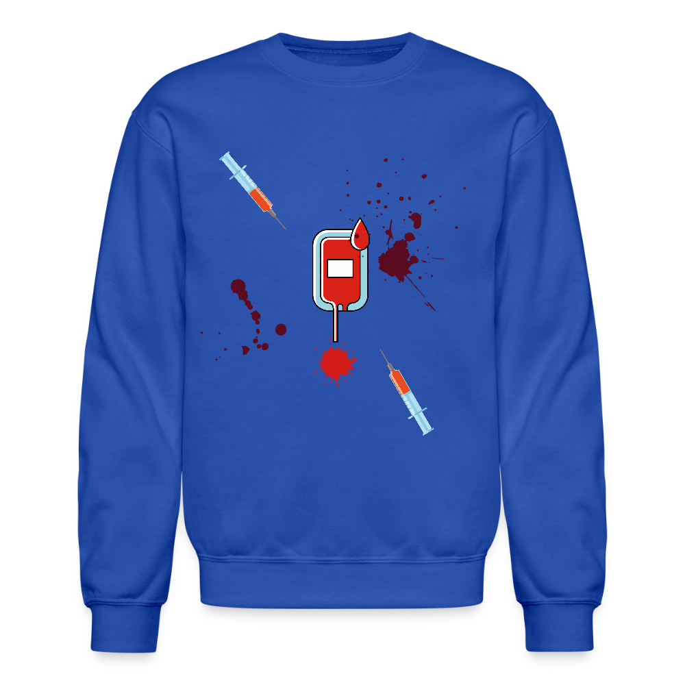 Vet Vampire Crewneck Sweatshirt - royal blue