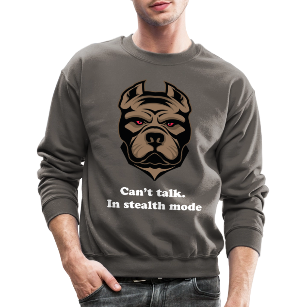 Can't Talk Unisex Crewneck Sweatshirt - asphalt gray