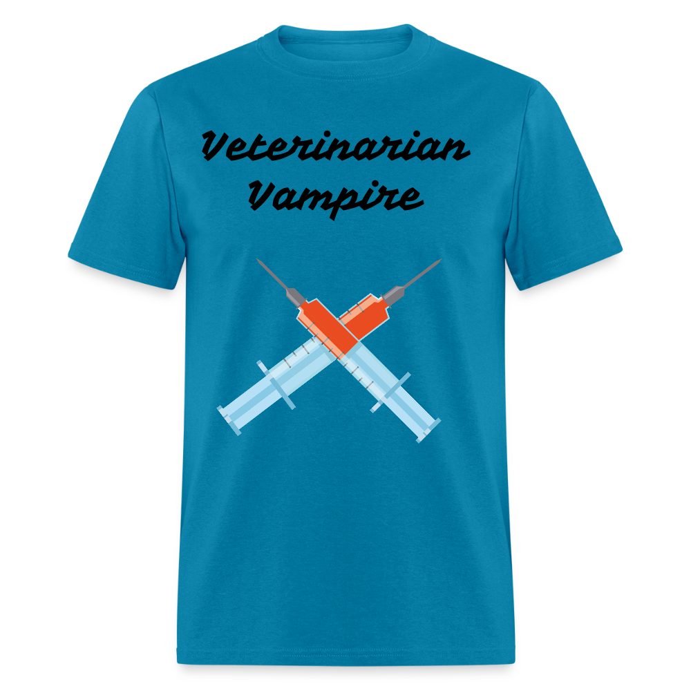 Veterinarian Vampire Unisex Classic T-Shirt - turquoise
