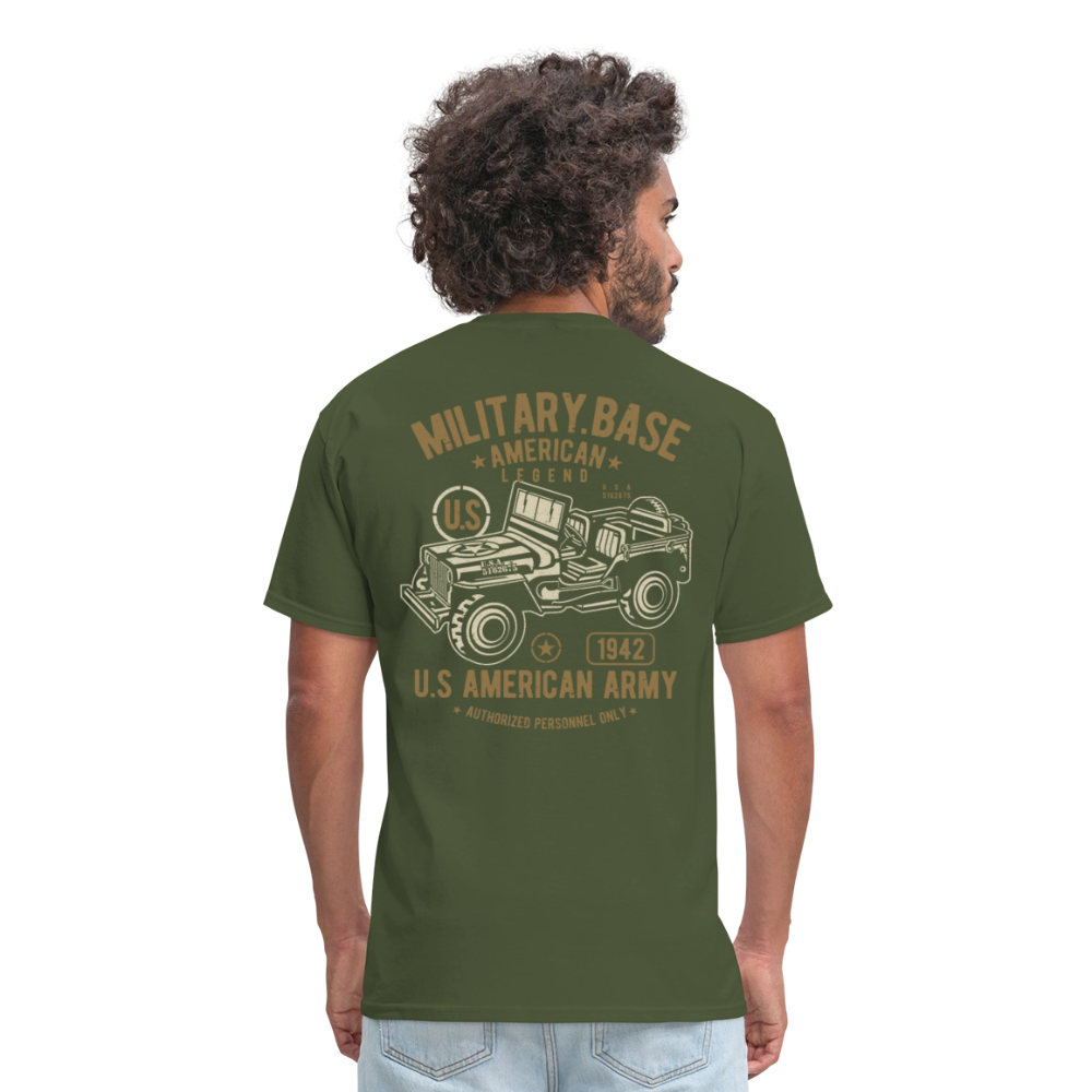 This We'll Defend Army Back Design Unisex Classic T-Shirt - military green