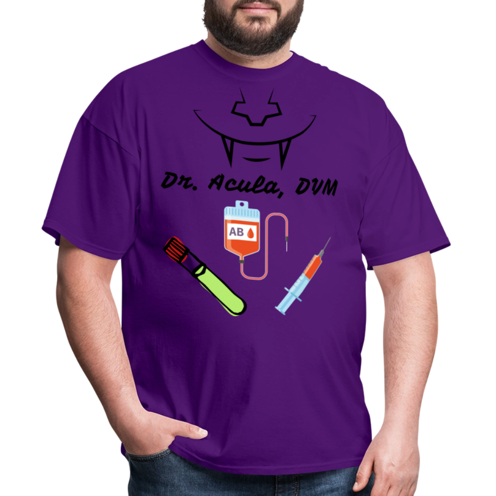 Dr. Acula Unisex Classic T-Shirt - purple
