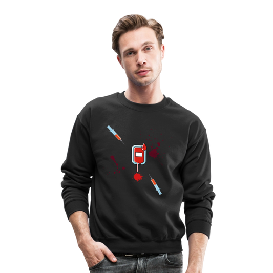 Vet Vampire Crewneck Sweatshirt - black
