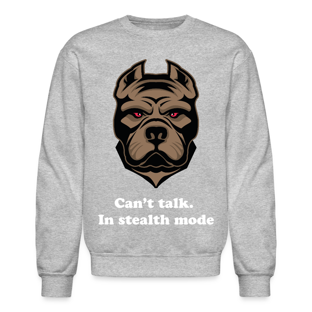 Can't Talk Unisex Crewneck Sweatshirt - heather gray