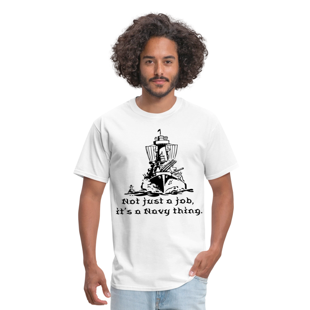 It's A Navy Thing Unisex Classic T-Shirt - white