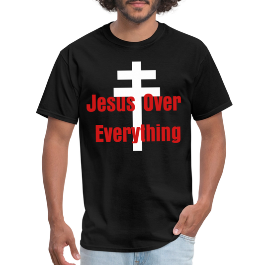 Jesus Over Everything Unisex Classic T-Shirt - black