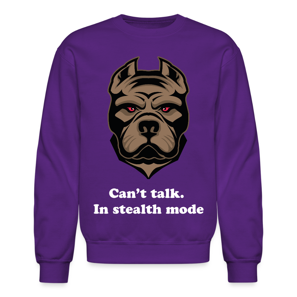 Can't Talk Unisex Crewneck Sweatshirt - purple