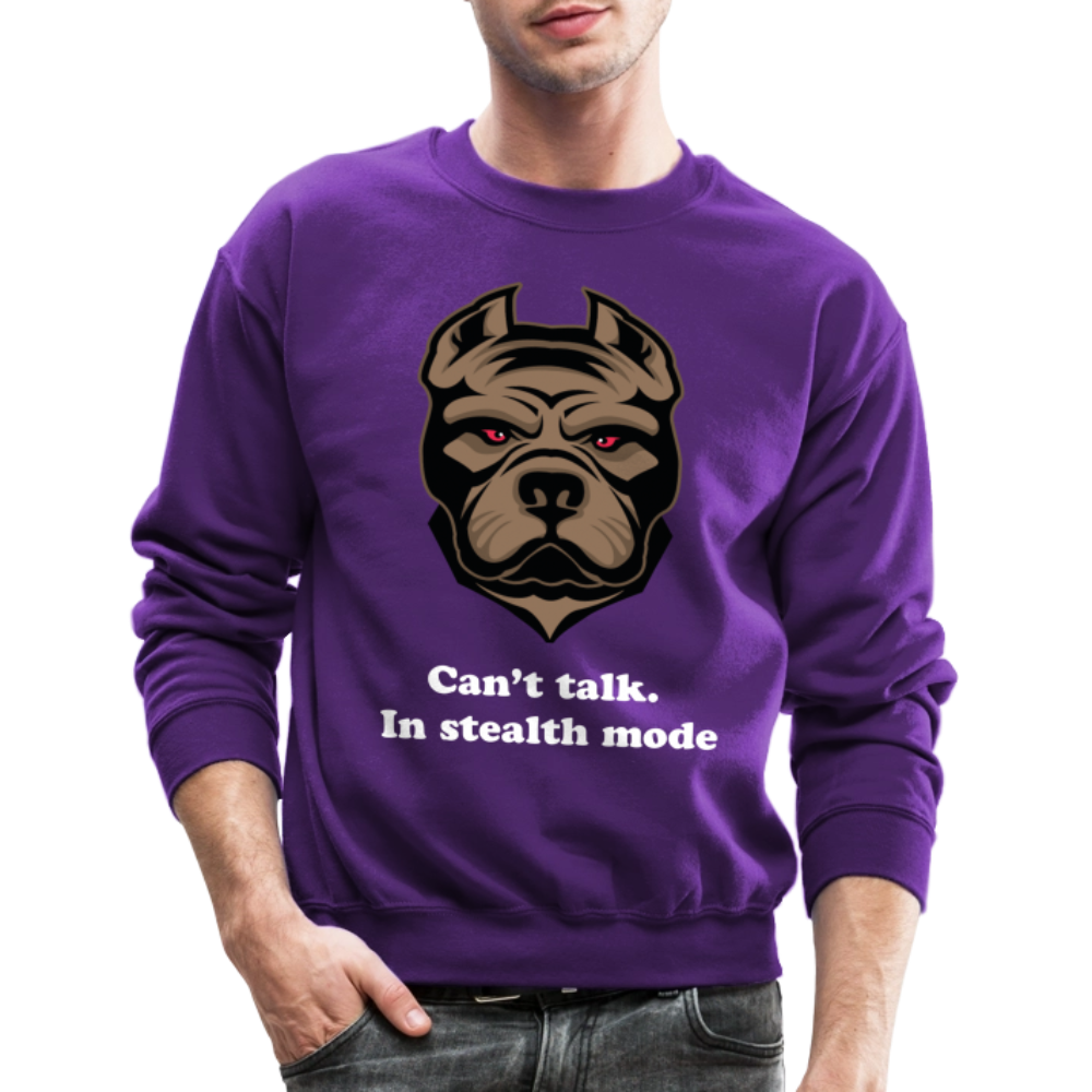 Can't Talk Unisex Crewneck Sweatshirt - purple