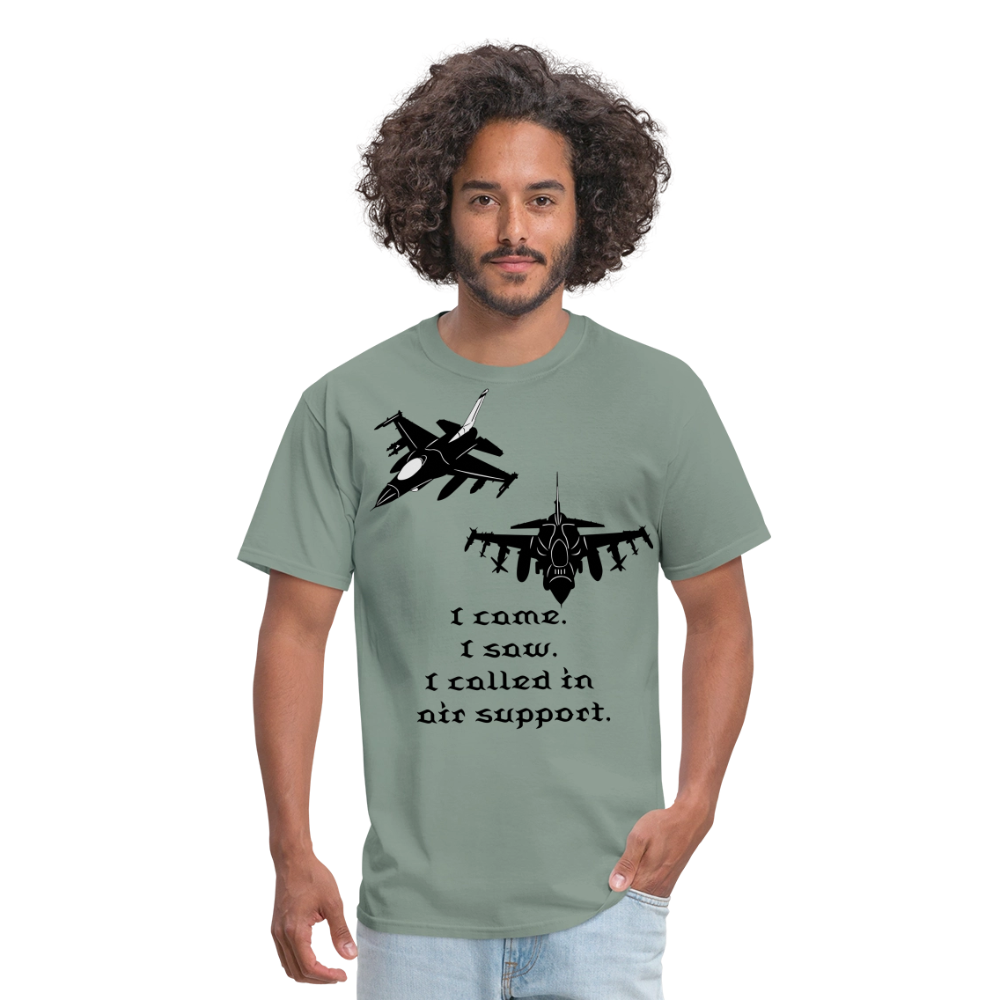I Came I Saw Unisex Classic T-Shirt - sage