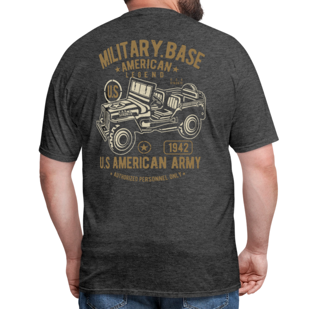 This We'll Defend Army Back Design Unisex Classic T-Shirt - heather black