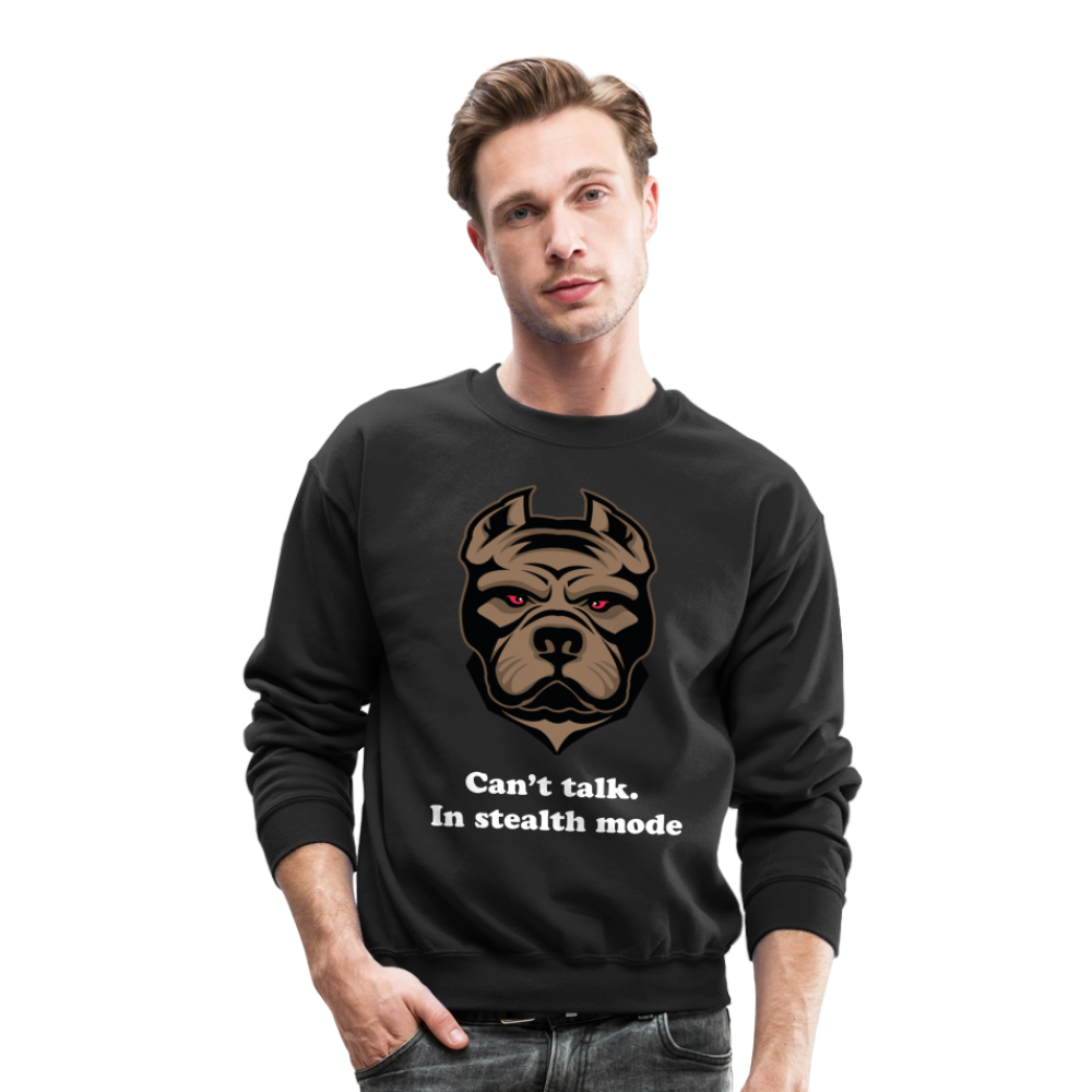 Can't Talk Unisex Crewneck Sweatshirt - black