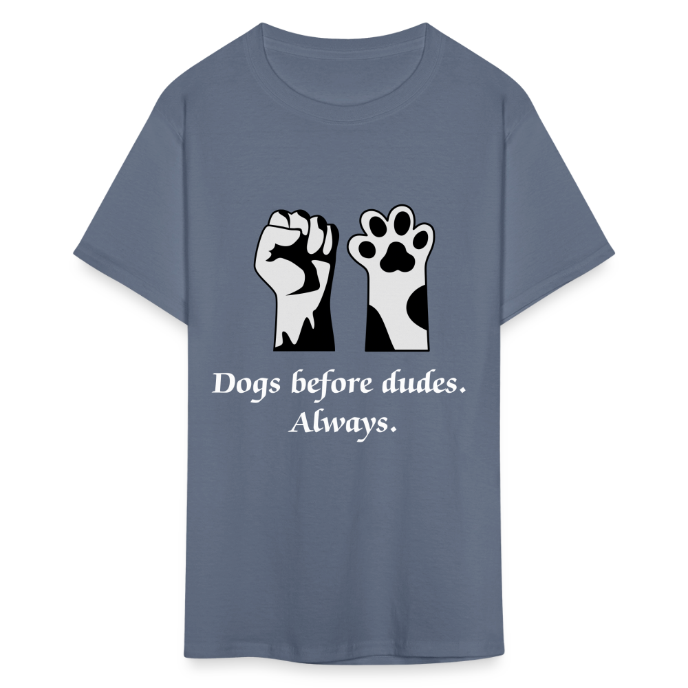 Dogs Before Dudes Unisex Classic T-Shirt - denim