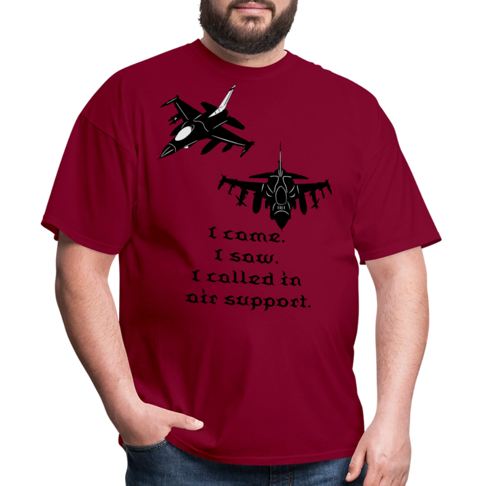 I Came I Saw Unisex Classic T-Shirt - burgundy