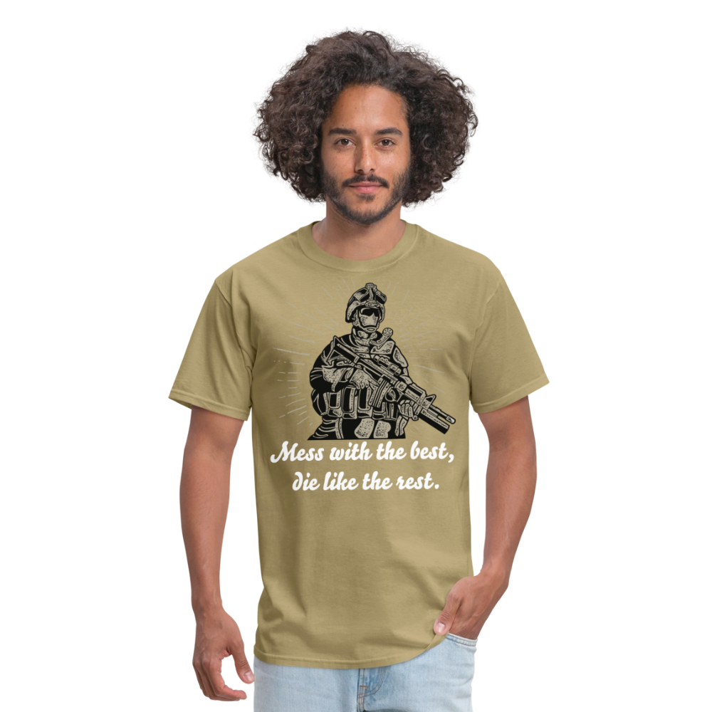 Mess With The Best Unisex Classic T-Shirt - khaki