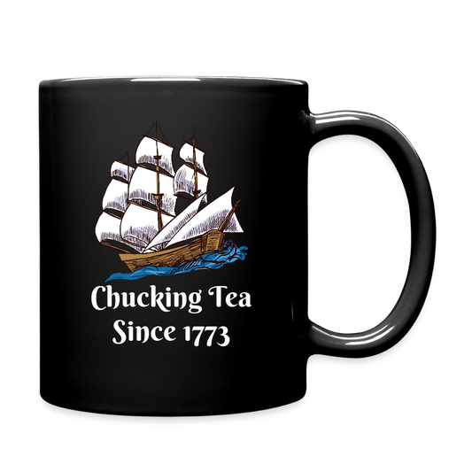 Chucking Tea Full Color Mug - black
