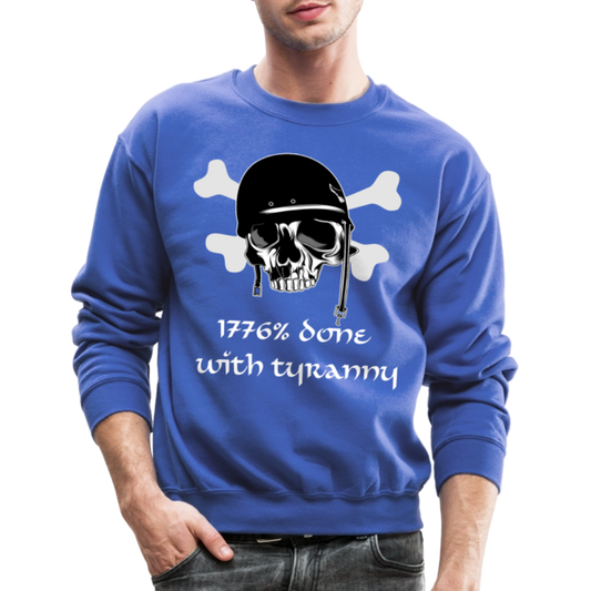 1776 Revolution Crewneck Sweatshirt - royal blue