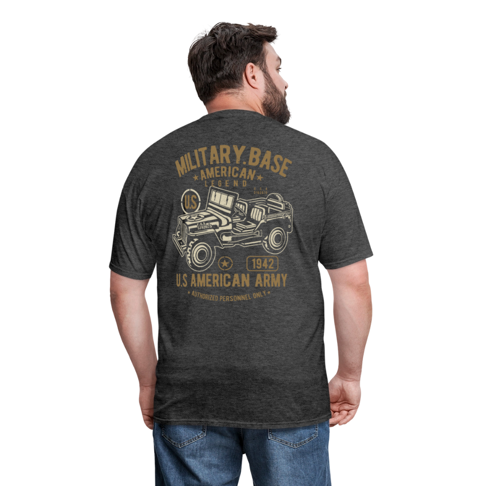 This We'll Defend Army Back Design Unisex Classic T-Shirt - heather black
