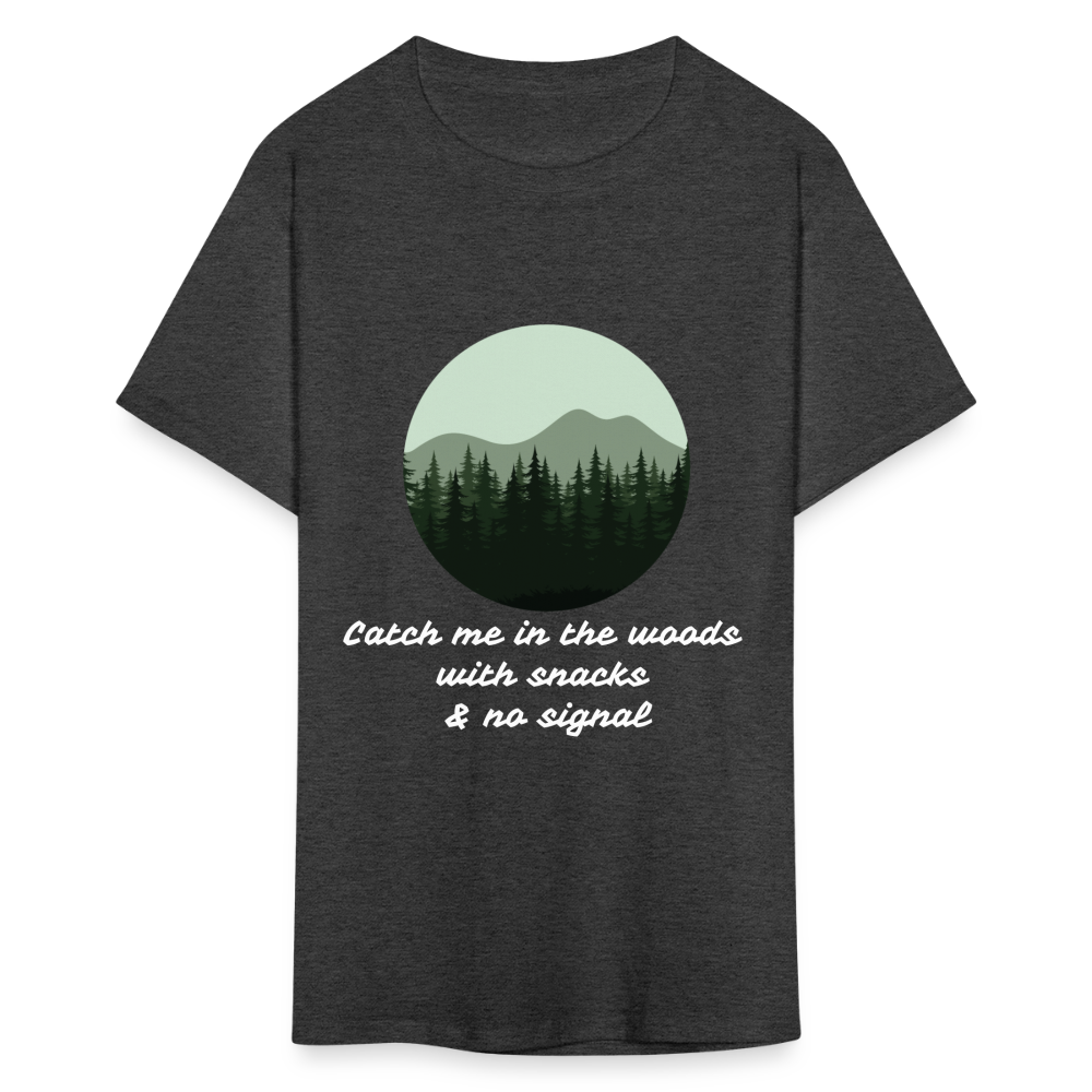 Hiking Unisex Classic T-Shirt - heather black